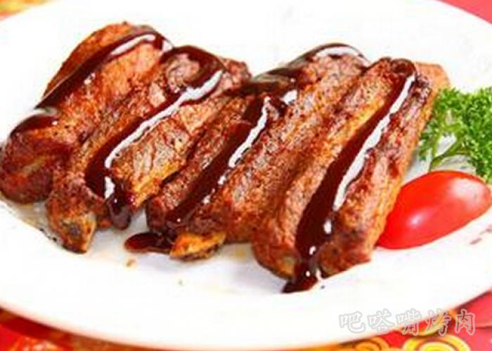 橙香烤肋排的烤肉做法