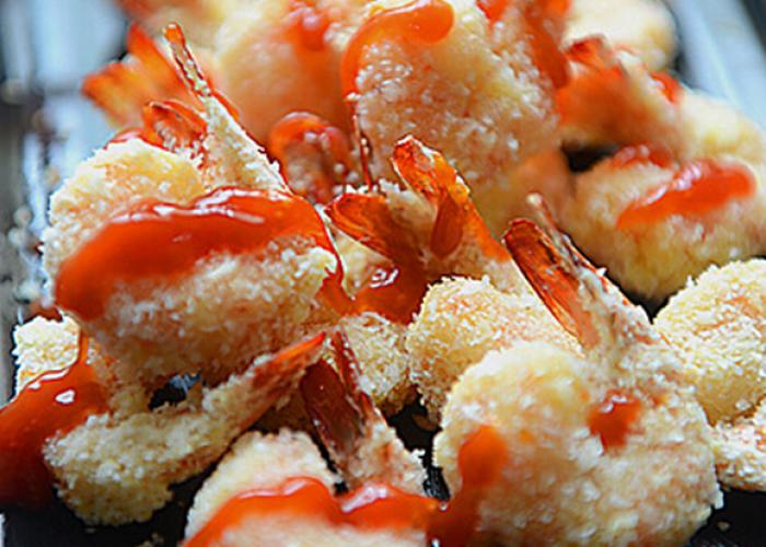 椰蓉烤虾的烤肉技术