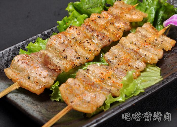 韩国烤肉店分析土豆片烤辣五花的做法