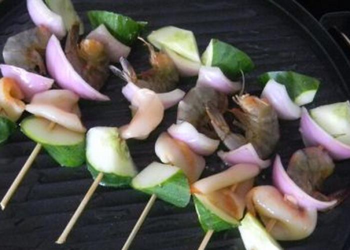 韩国烤肉之海鲜串串烧