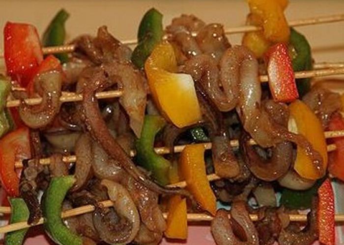 白果串烧猪颈肉的烤肉配方