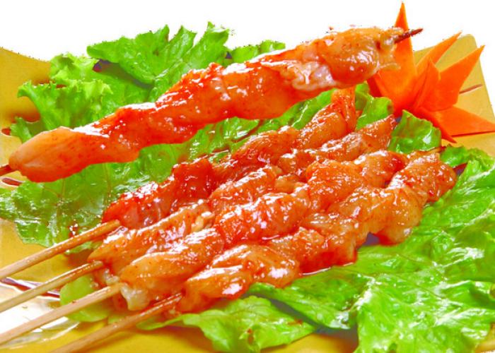 韩国烤肉店介绍香辣烤串的做法