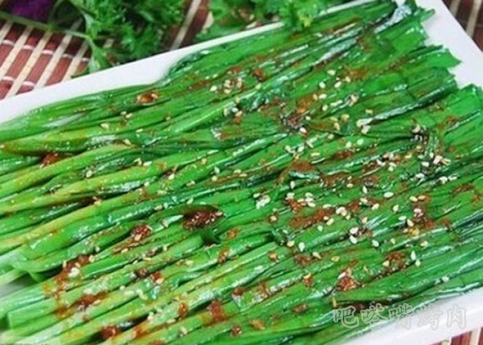 韩国烤肉店分析烤韭菜的做法步骤