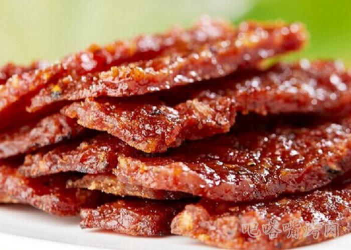 讲述黑椒猪肉脯的烤肉做法