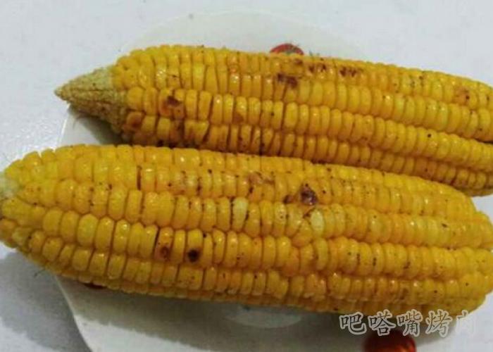 烤肉加盟店为你讲述孜然黑椒烤玉米的做法