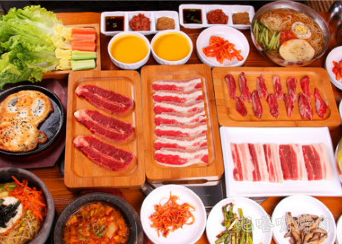 质朴的日韩家庭烤肉料理