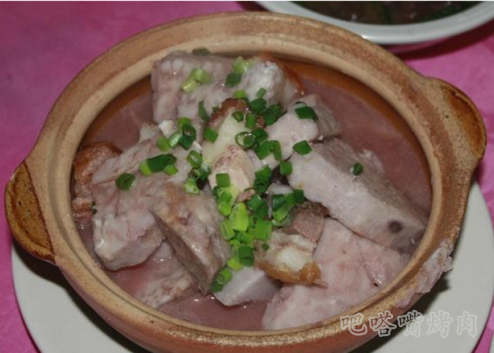 排毒养颜芋艿烤肉煲