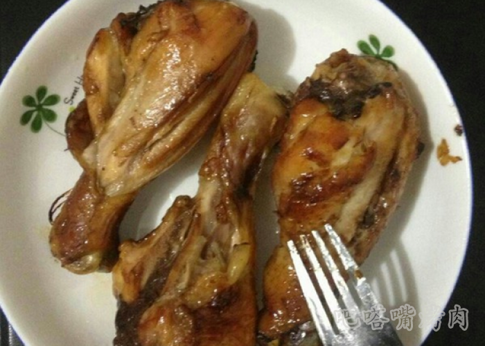 肉质香醇蜜汁酱烤鸡腿