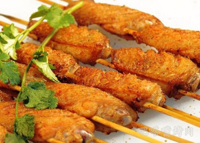 韩国烤肉店分享中式口味烤翅的做法
