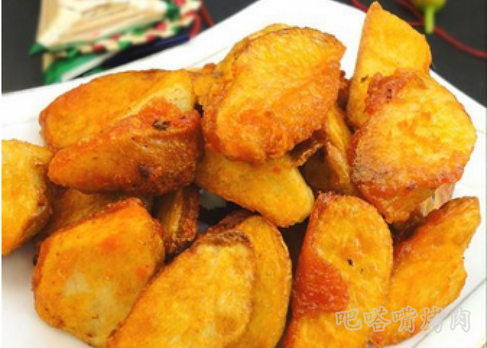 日常小食品烤肉料炸小芋头