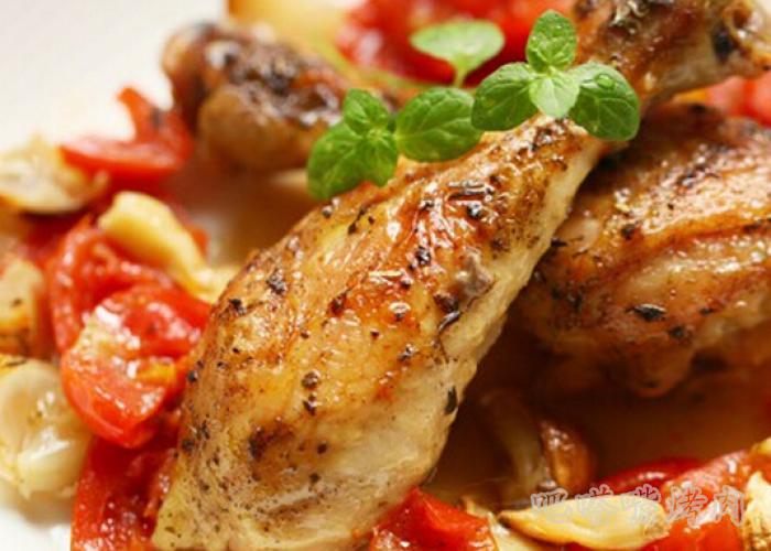教你做番茄蒜香烤鸡