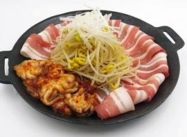 铁板八爪鱼五花肉