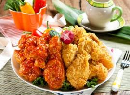 原味半调味半炸鸡