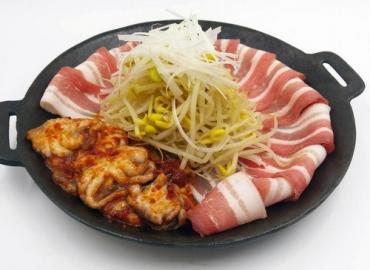 铁板八爪鱼五花肉