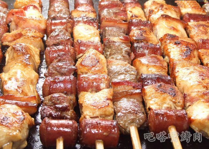 周末绝色大烤肉串现场制作