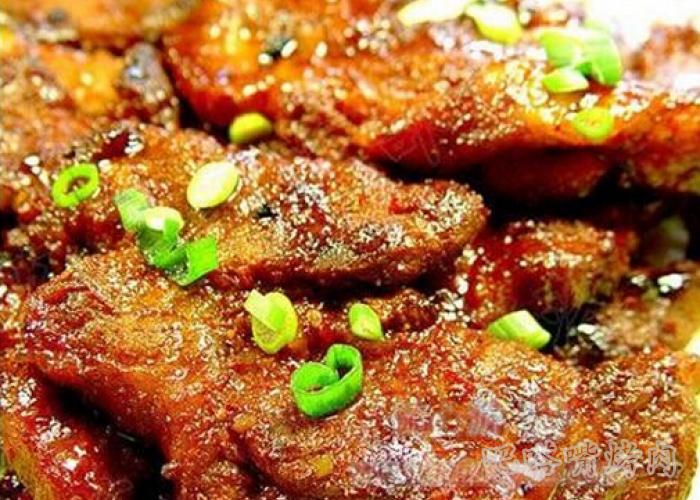 介绍葱烤肉片的做法