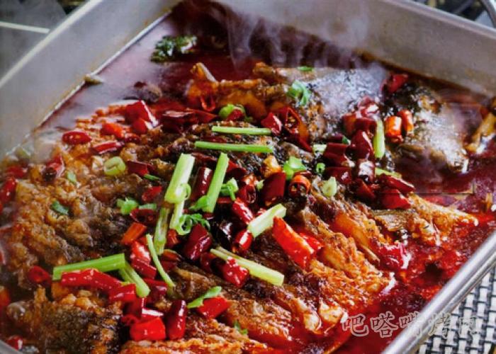 介绍老干妈豆豉烤鱼的做法