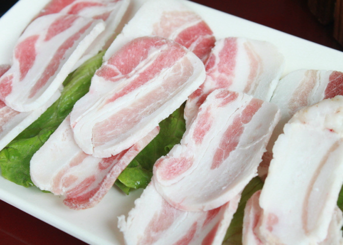 舌头上的美食香烤五花肉