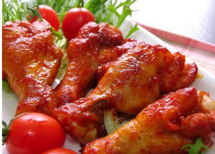 美味食物吮指烤肉