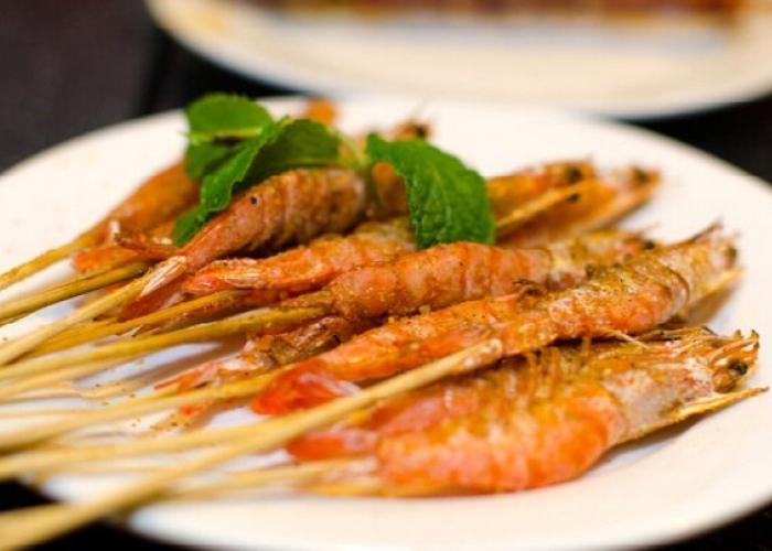 为大家分享烤虾的烤肉技术