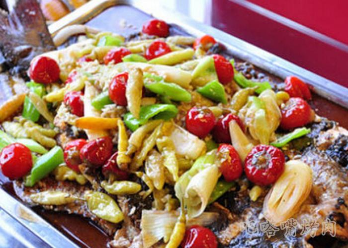 韩国烤肉之孜然烤小海鱼怎么做