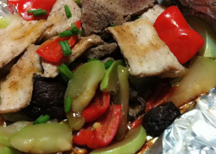 香烤时蔬里脊肉的烤肉配方