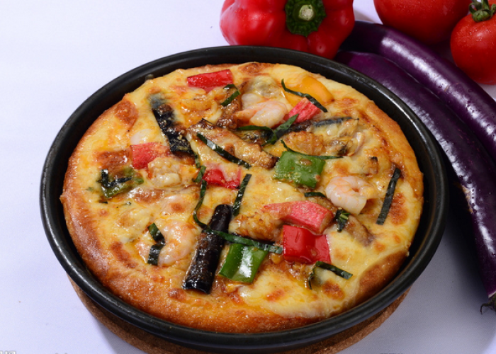 咖喱海鲜披萨韩国烤肉教你做法步骤