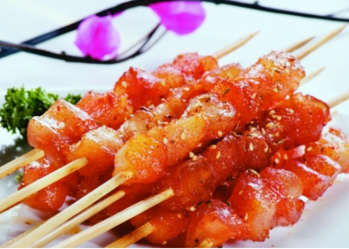 鱼式蒜香蜜辣烤肉的做法步骤