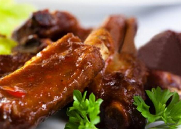 韩国烤肉之菜干烧肋排