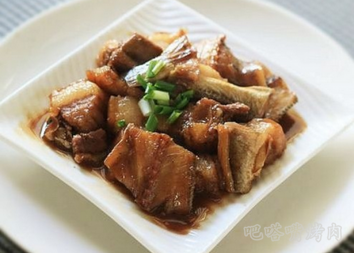 美味好吃的鱼鲞烤肉