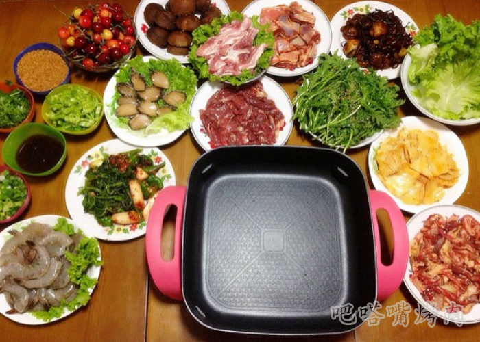 健康美味煎锅烤肉