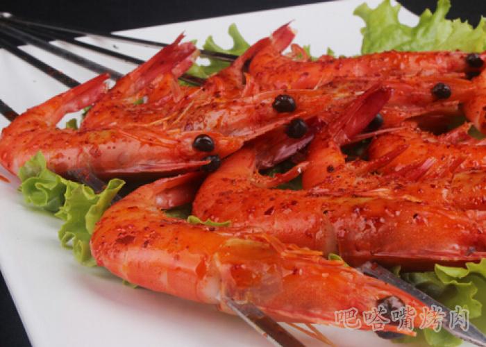 韩国烤肉店分析香辣烤虾的做法