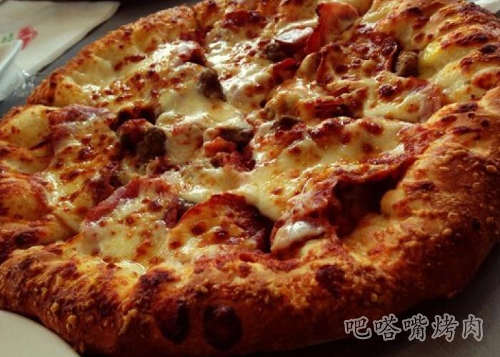 韩国烤肉店教你做黑橄榄烤肉披萨