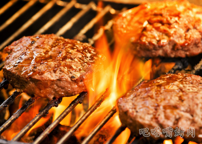 美国人吃烤肉的方式