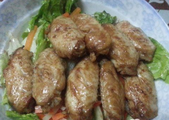 杂蔬鸡翅