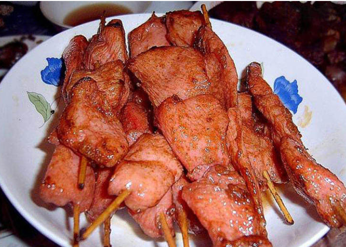 香烤里脊肉串