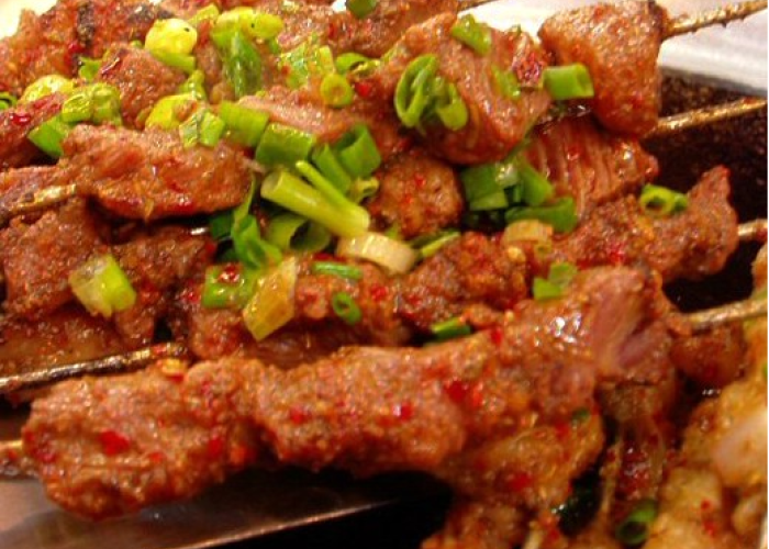 烤牛肉金针卷